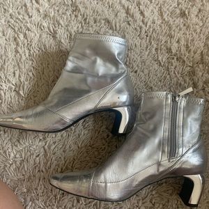 Zara metallic boots